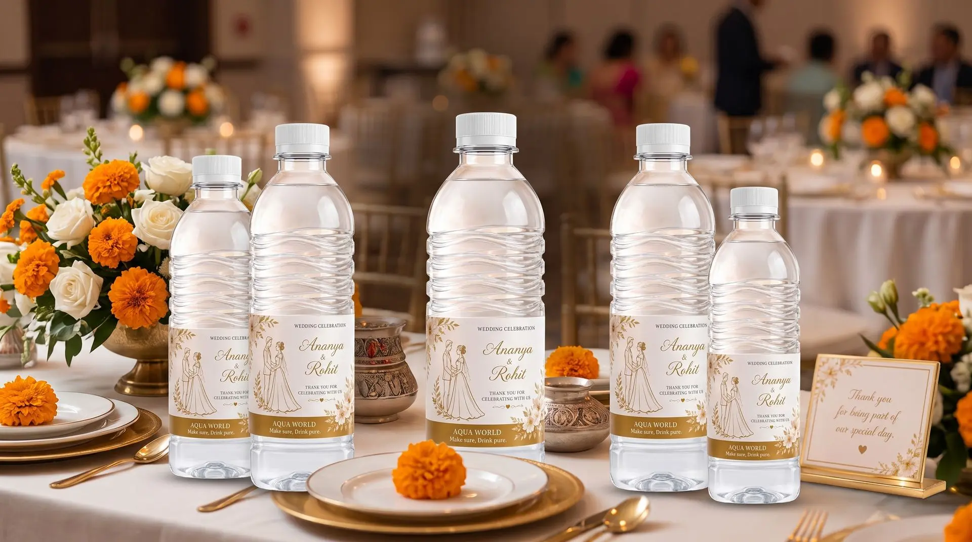 Wedding Water Bottles in Nepal: Custom Labels, Pricing and How to Order (2026)